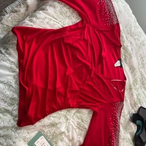 Women’s blouse with rhinestones